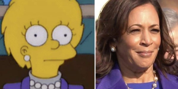 Los Simpson lo hicieron una vez más: predijeron la asunción de Kamala Harris