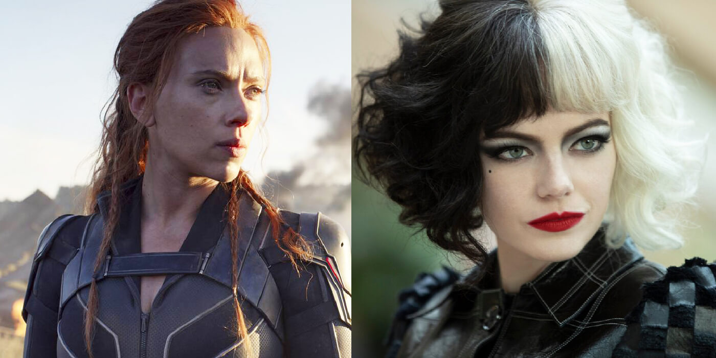 “Cruella” y “Black Widow”: Estrenos simultáneos en cines y Disney+