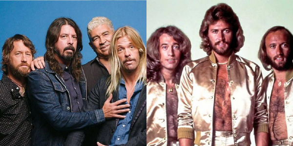 Foo Fighters sorprendió con un cóver de los Bee Gees