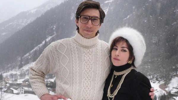 Lady Gaga y Adam Driver, a los besos en el rodaje de “House of Gucci“