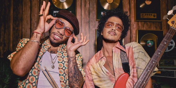 Bruno Mars y Anderson Paak juntos