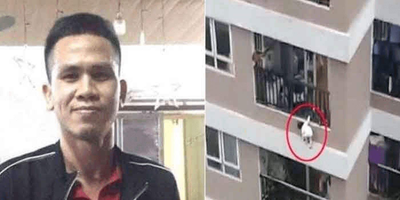 Viral: un repartidor salvó a una niña que cayó de un edificio