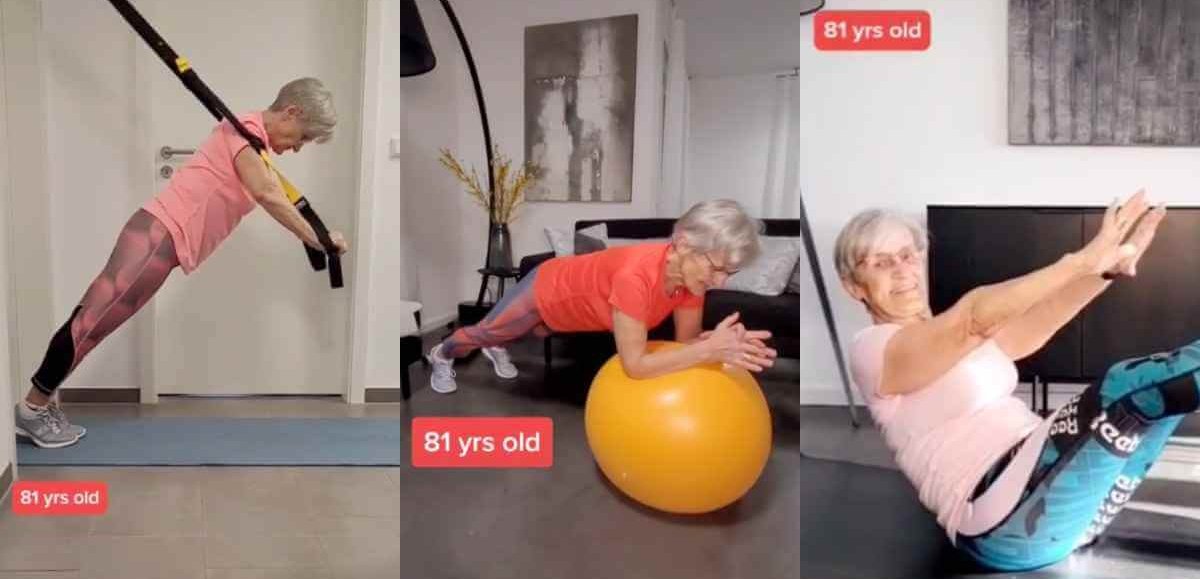 Viral de TikTok: ¿Conocés a la abuela fitness?