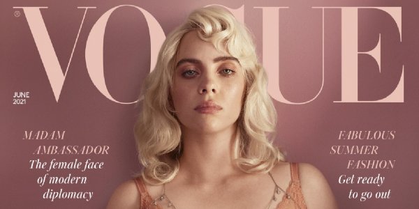Billie Eilish “rompió Internet” con las fotos para la portada de Vogue
