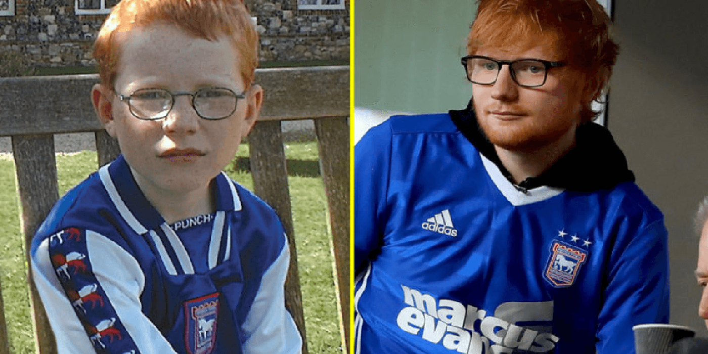 . Corrupto virtual Ed Sheeran patrocinará la camiseta del equipo de su infancia