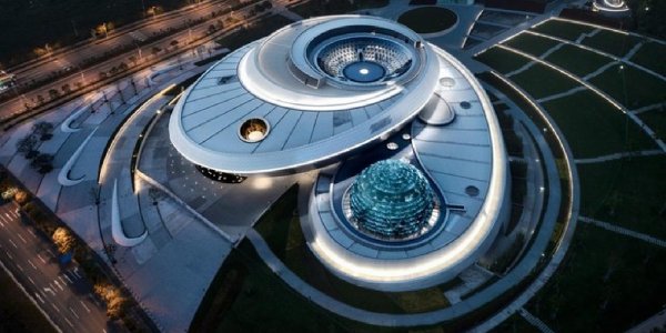 Así es el nuevo museo de astronomía de Shanghai, el más grande del mundo