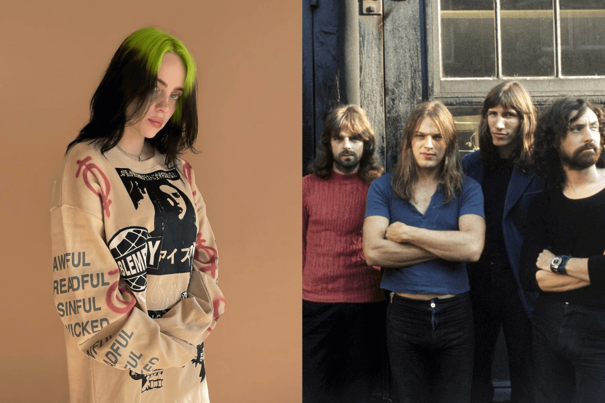 Billie Eilish al estilo psicodélico de Pink Floyd