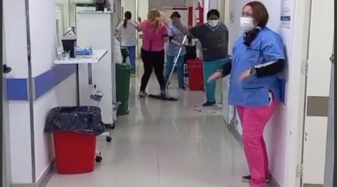 Un hospital de Mar de Ajó festejó por ser su primer día sin nuevos pacientes de Covid