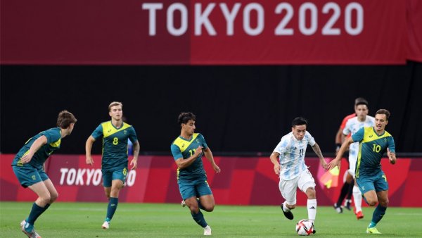 Argentina debutó con una derrota ante Australia en los Juegos Olímpicos