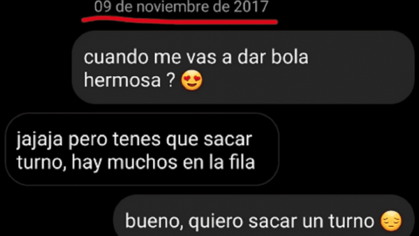 VIRAL: Le pidió salir a una chica en 2017, ella le dio “turno” para 2021 y ahora él la volvió a contactar