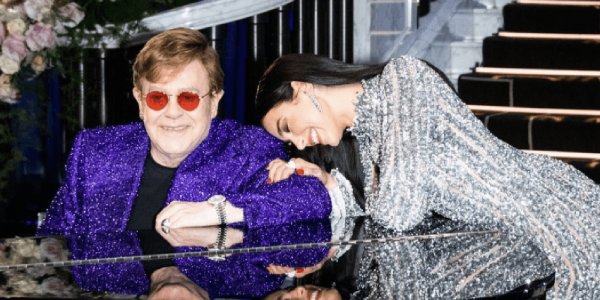 Dua Lipa adelantó su esperadísima colaboración con Elton John