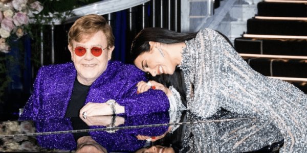 Dua Lipa adelantó su esperadísima colaboración con Elton John