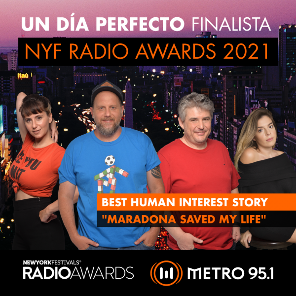 Un Día Perfecto finalista en el New York Festival Radio Awards