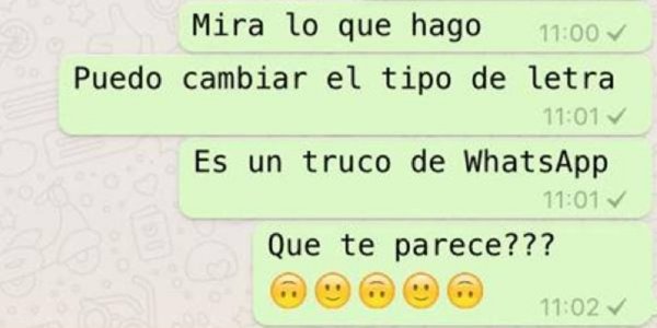 WhatsApp: Cómo cambiar el tipo de letra en la app