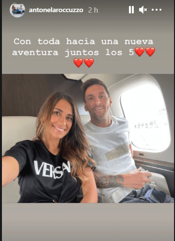 Antonella y Messi