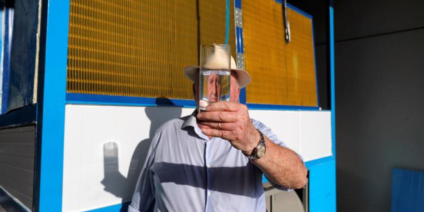 ¡Increíble! Un español crea una máquina que produce agua “de la nada”