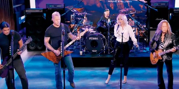 Metallica y Miley Cyrus presentaron en vivo “Nothing Else Matters”