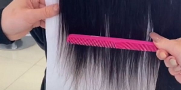 Viral: Peluquera comparte truco para saber cuánto cortarse el pelo