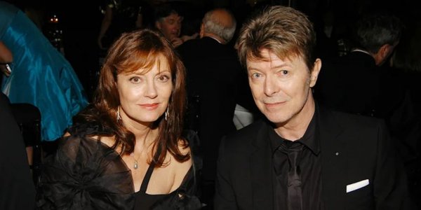 Susan Sarandon habló de su relación con Bowie y de lo que se dijeron en su última llamada