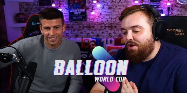Viral: Ibai y Gerard Piqué lanzan el “Mundial de globos”