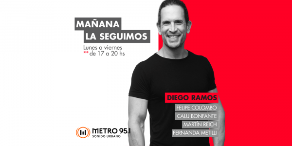 Diego Ramos se suma a la programación de Metro 95.1 Sonido Urbano.