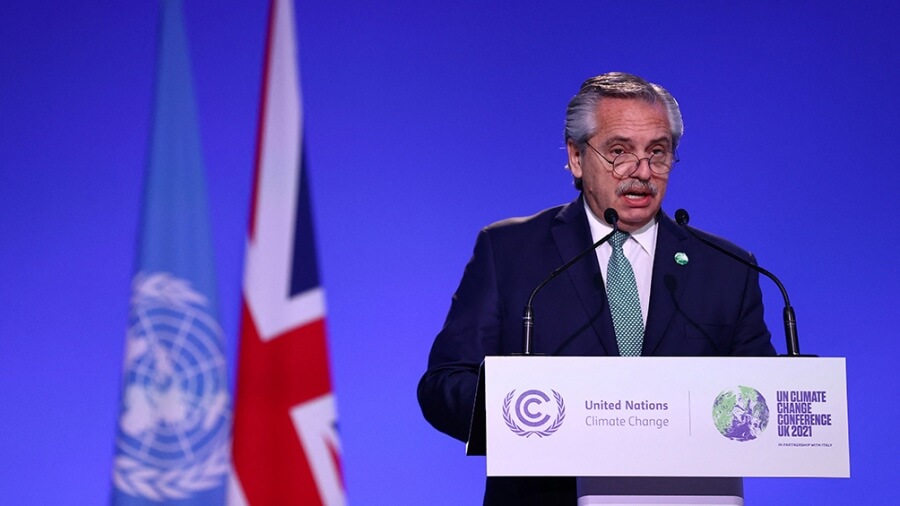COP26: El Presidente expuso su propuesta de “canje de deuda por acción climática”