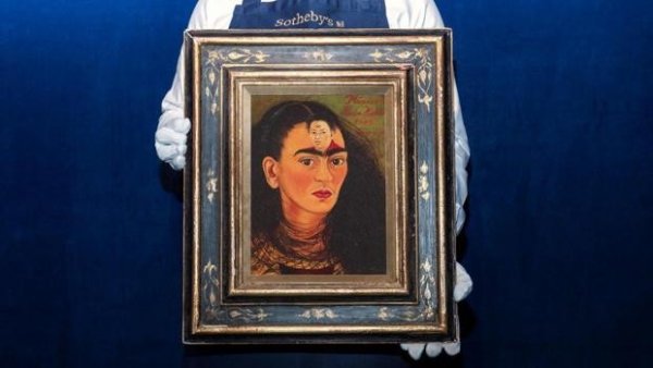 Subastan en casi 35 millones de dólares una obra de Frida Kahlo