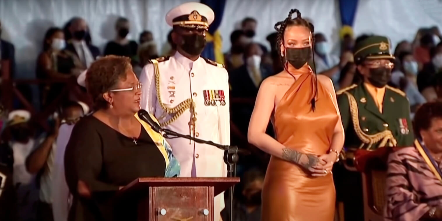 Rihanna fue nombrada “heroína nacional” de la República de Barbados