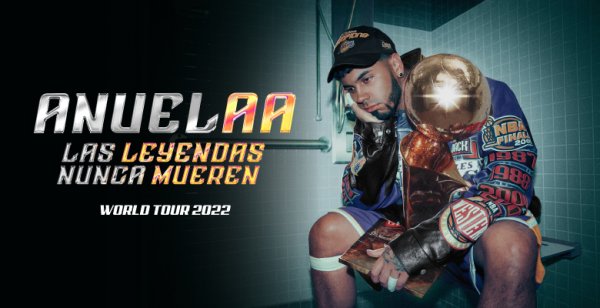 Anuel AA anuncia su show en Argentina “Las leyendas nunca mueren”