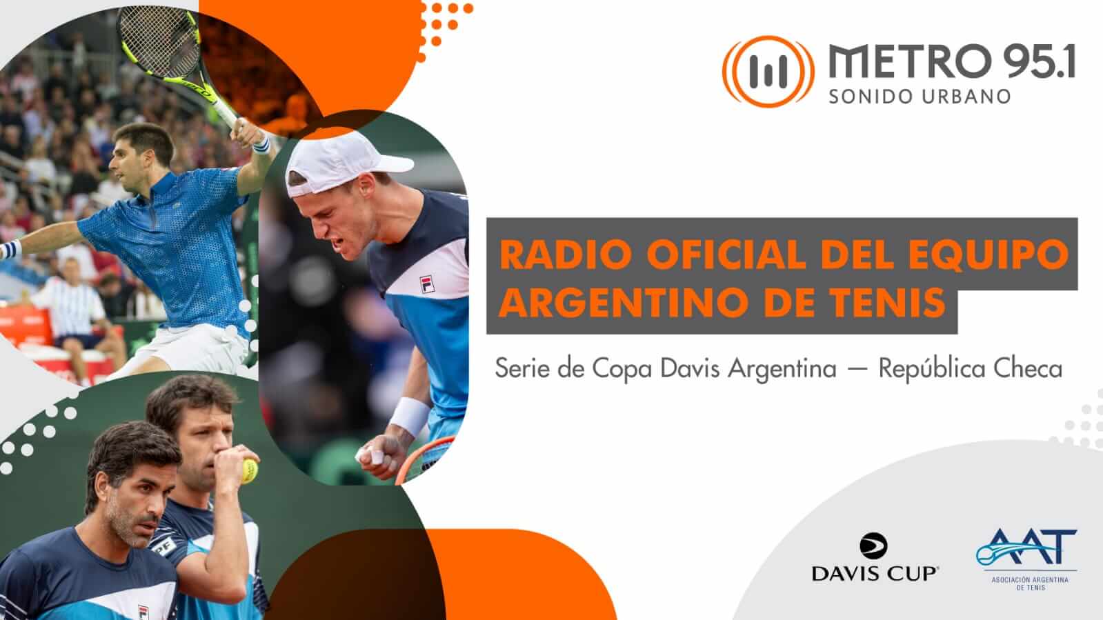Metro 95.1 Sonido Urbano es la Radio Oficial del equipo Argentino de Tenis