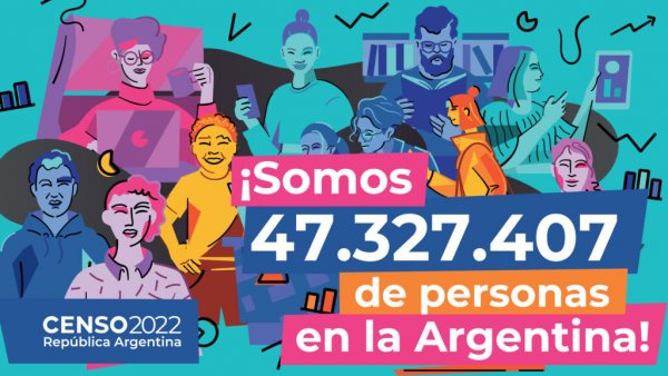 Resultado provisorio del Censo 2022: Argentina tiene 47.327.407 habitantes