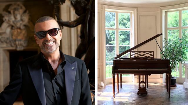 Se subasta el piano personal de George Michael