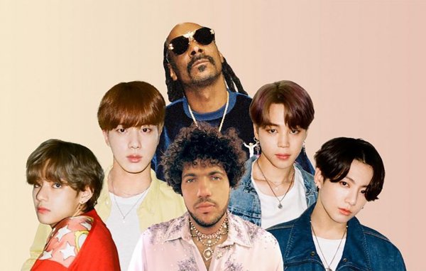 Benny Blanco reúne a BTS y a Snopp Dogg para su nuevo single