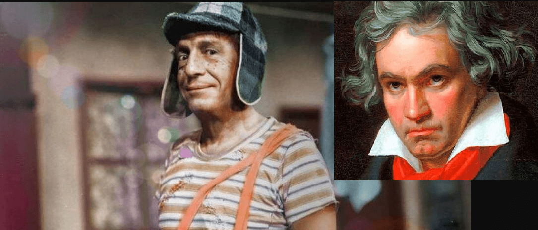 ES UN CHOREO:  EL CHAVO DEL 8  VS. BETHOVEEN