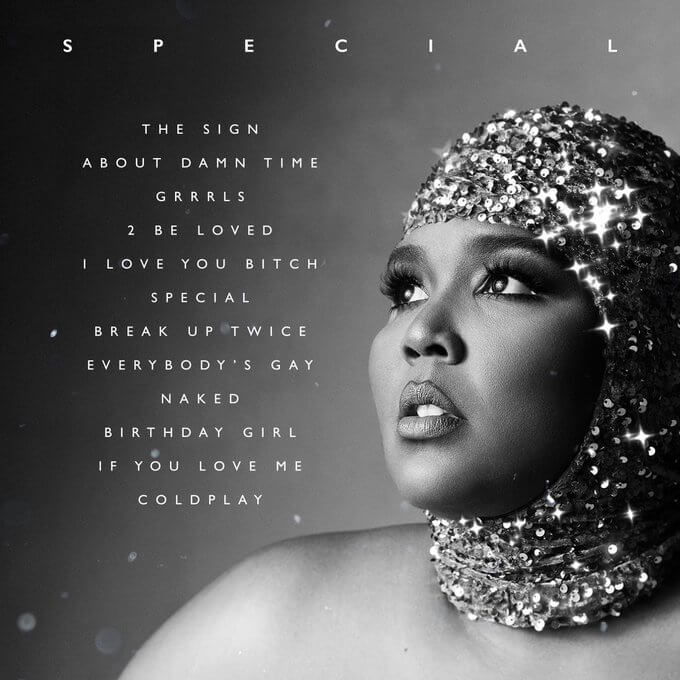 Lizzo compartió el tracklist completo de su nuevo álbum “Special”