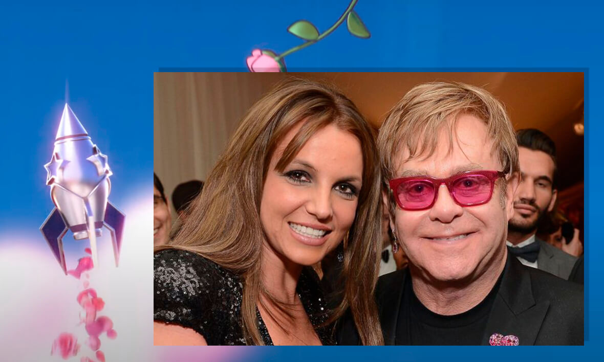 Elton John y Britney Spears compartieron “Hold Me Closer”