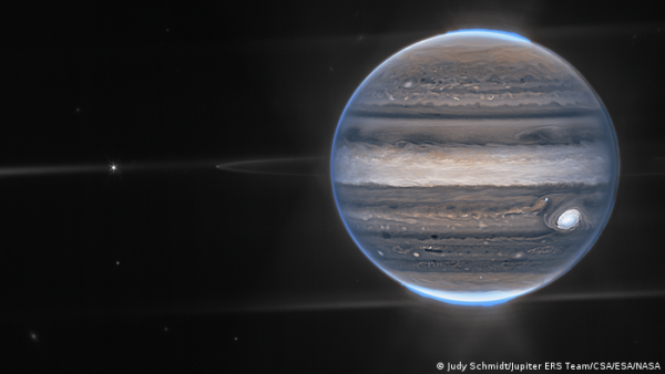 Las impresionantes imágenes de Júpiter tomadas con el telescopio espacial James Webb