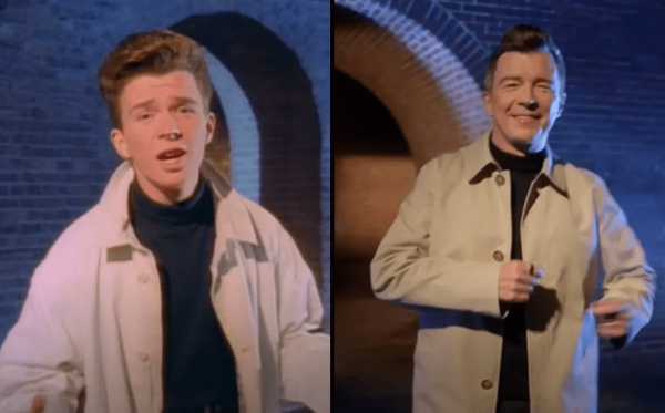 35 años después, Rick Astley recrea “Never Gonna Give You Up”