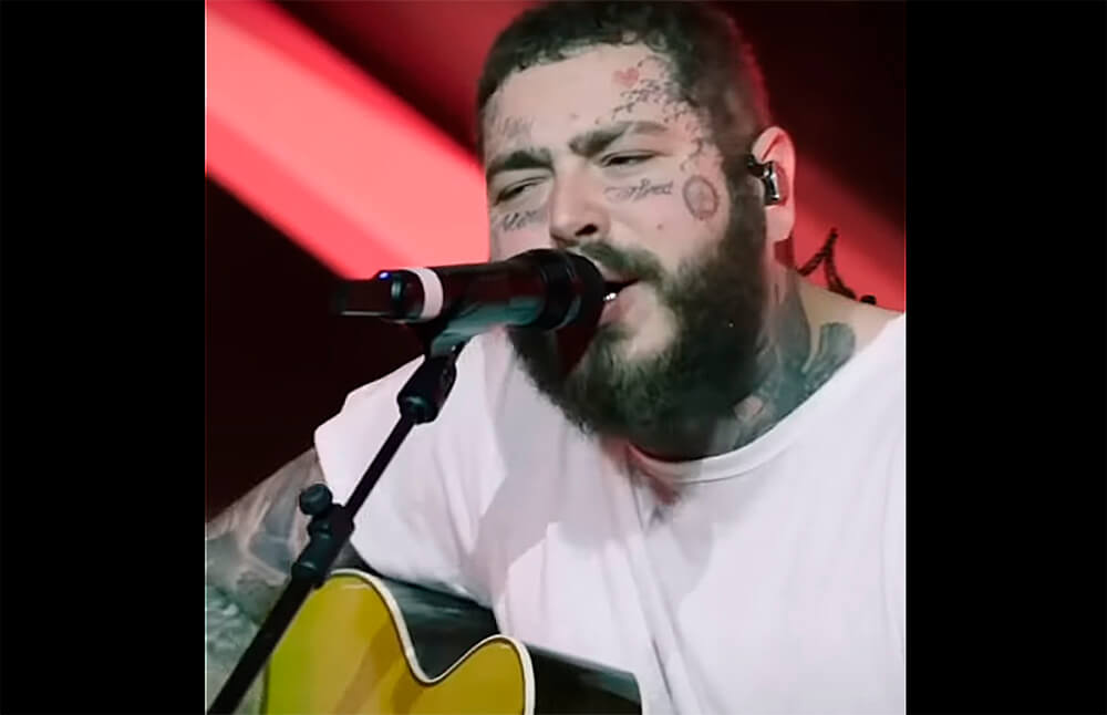 Post Malone hizo un cover de “Last Kiss” de Pearl Jam