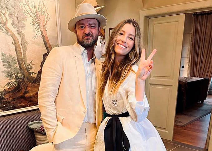 Justin Timberlake y Jessica Biel celebran sus 10 años de matrimonio