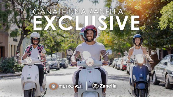 Ganá un Scooter Zanella Exclusive LT en Un Día Perfecto
