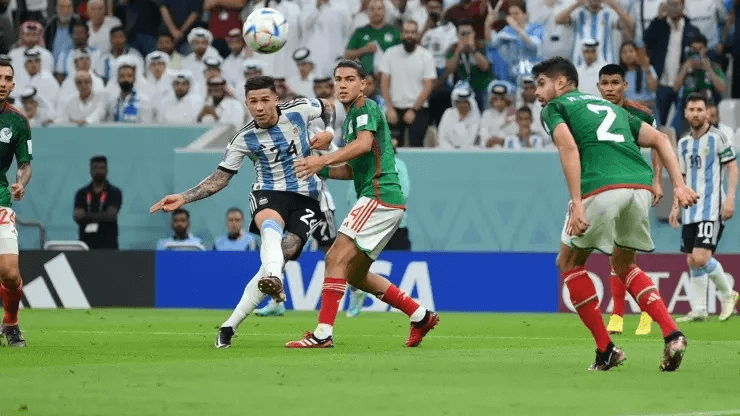 El gol de Enzo Fernández a México podría ser el mejor de Qatar 2022