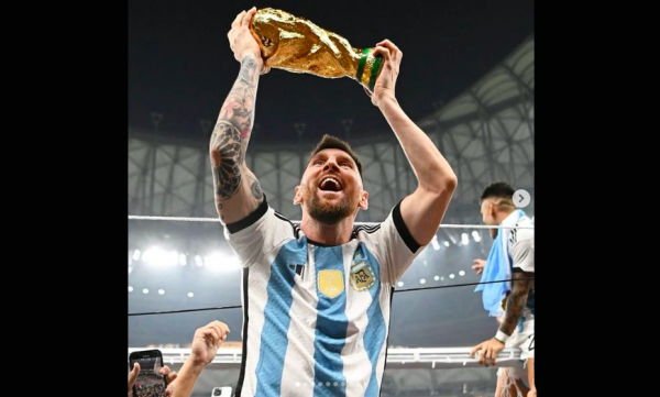 Messi levantando la Copa, la imagen con más likes de la historia de Instagram