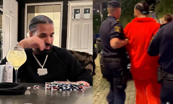 Drake compartió un video de su arresto en Suecia