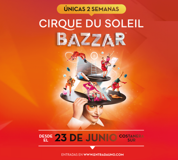 Cirque Du Soleil regresa a la Argentina con su show Bazzar, una explosión de diversión y creatividad