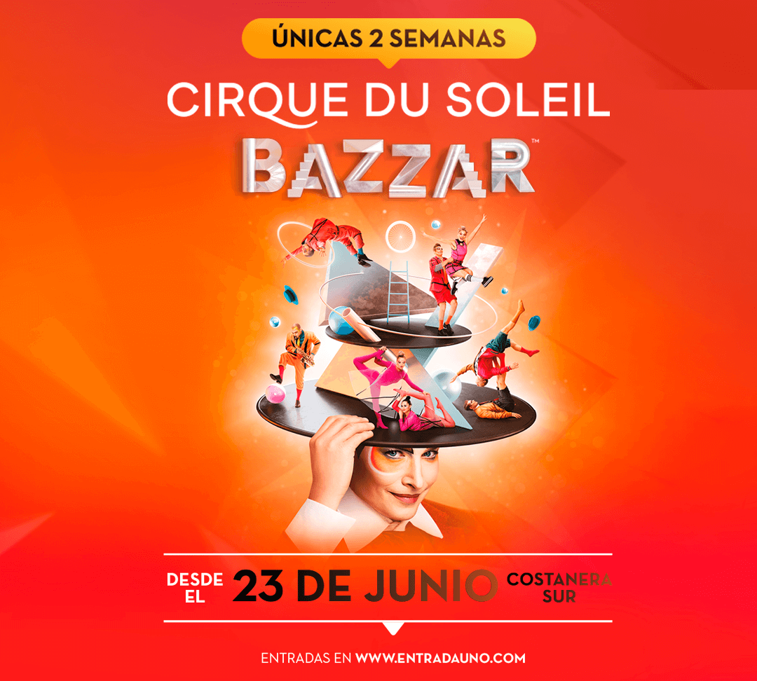 Cirque Du Soleil regresa a la Argentina con su show Bazzar, una explosión de diversión y creatividad