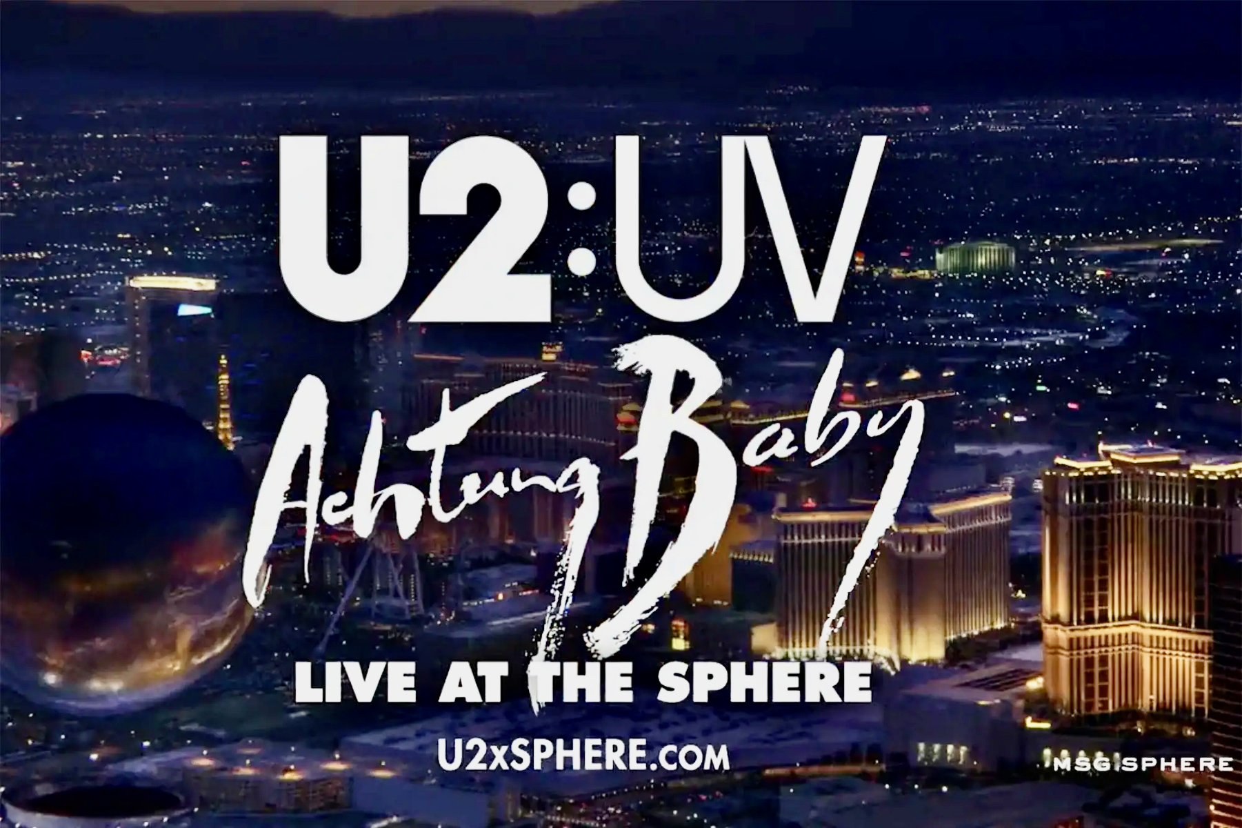 U2  anunció un nuevo show especial con residencia en Las Vegas