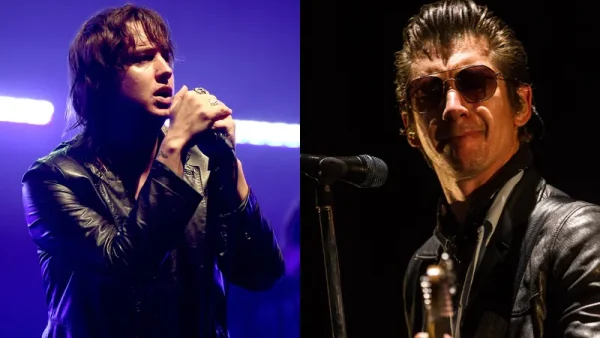 Julian Casablancas imitó en vivo a Alex Turner