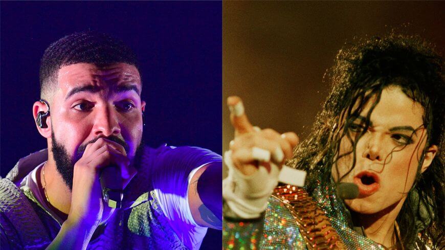 Drake le empató un récord muy difícil a Michael Jackson