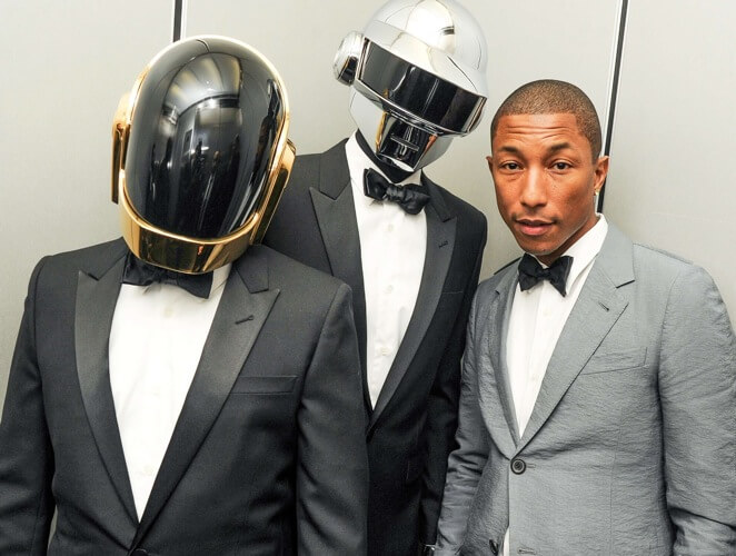 Daft Punk publicó un video con imágenes inéditas de Pharrell Williams